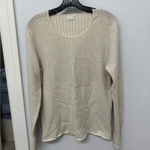 TSE sweater. Size L. See last 2 photos for ink spot